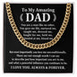 To my amazing dad