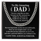 To my amazing dad