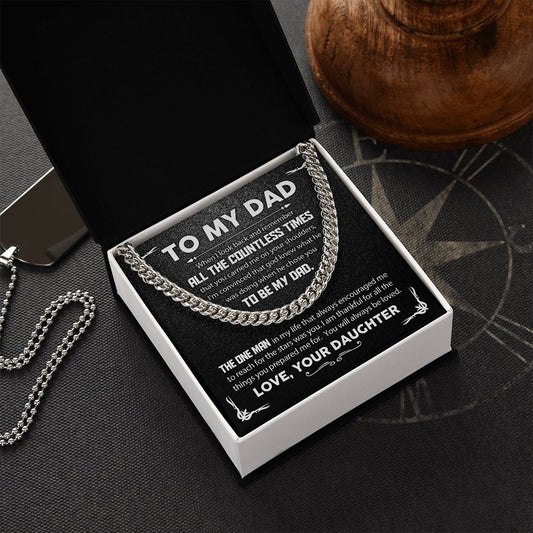 To my dad- Love, Your daughter