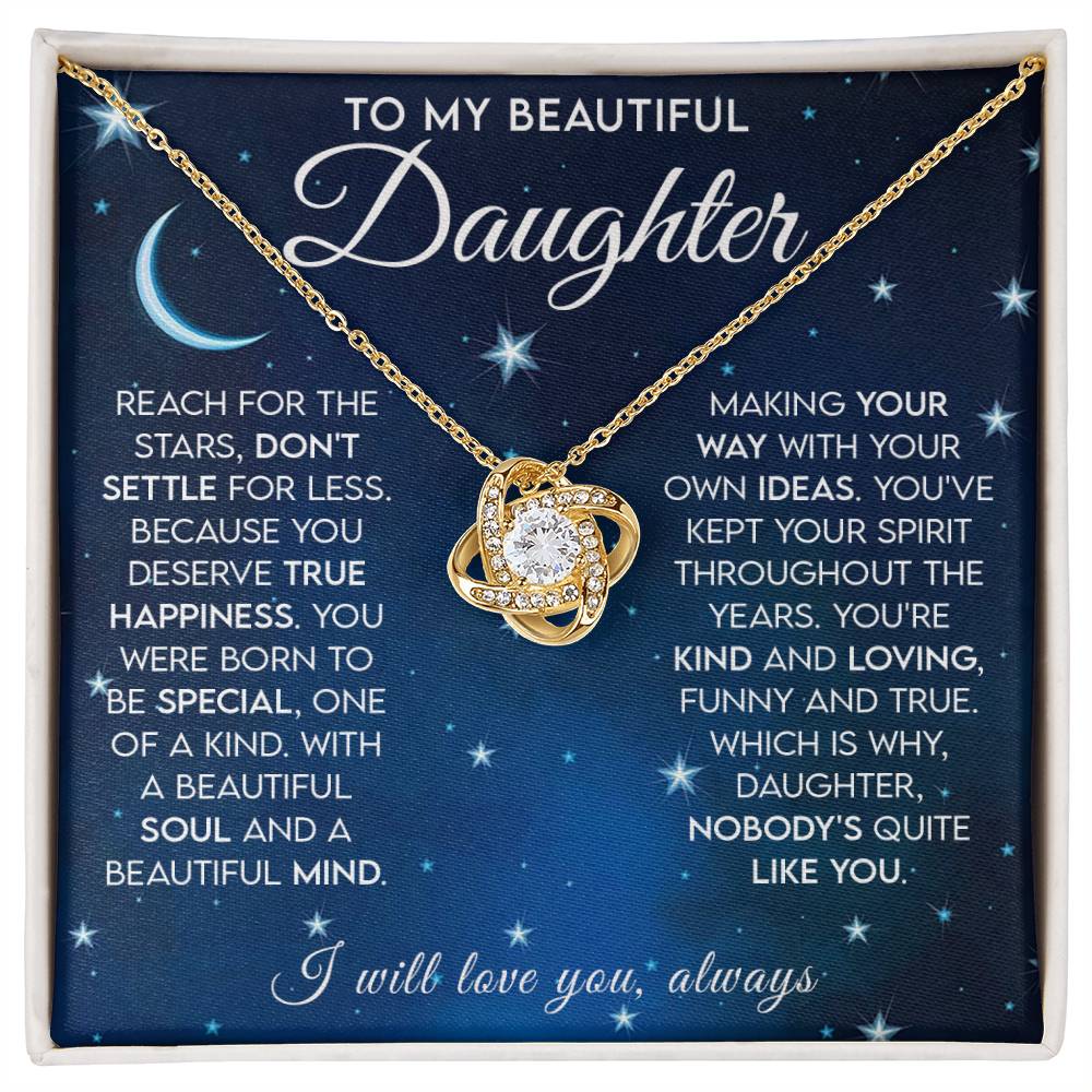 To my beautiful daughter