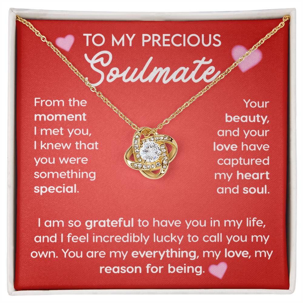 To my Precious soulmate