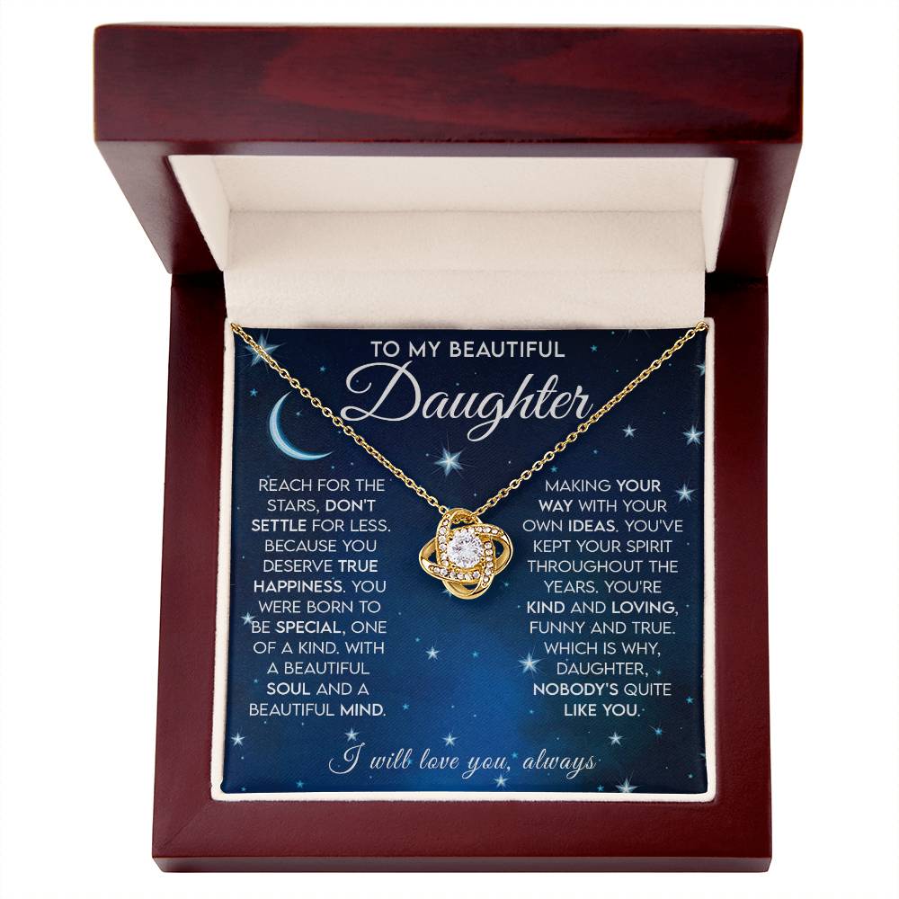 To my beautiful daughter