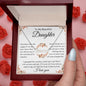 To my beautiful daughter-custom necklace name